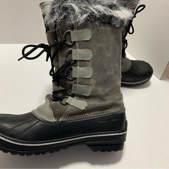 Tamarack Gray Madison Suede Lined Winter Boots - Picture 5 of 11